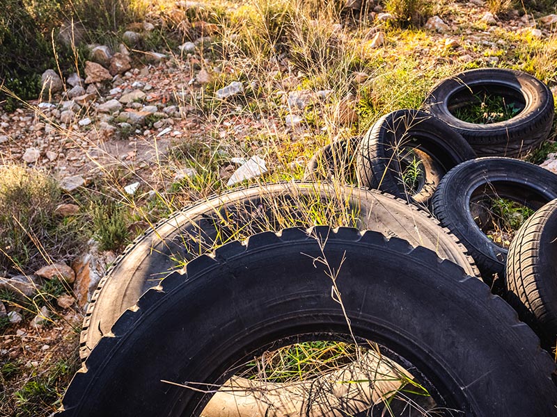 4 60 million tires recycled ECO-Flex since 1992 recycled rubber construction products Texas