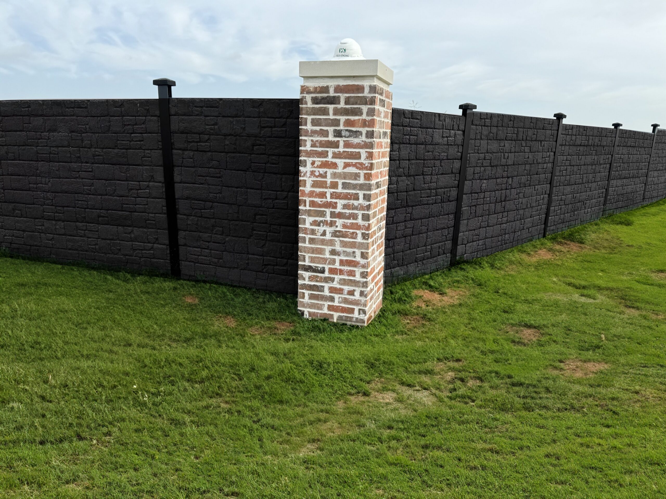 HD Eco-Wall panels installed highway sound barrier Texas TxDOT project HD Eco-Wall panels installed highway sound barrier Texas TxDOT project